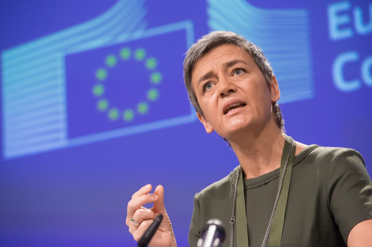 Η επίτροπος Ανταγωνισμού Margrethe Vestager