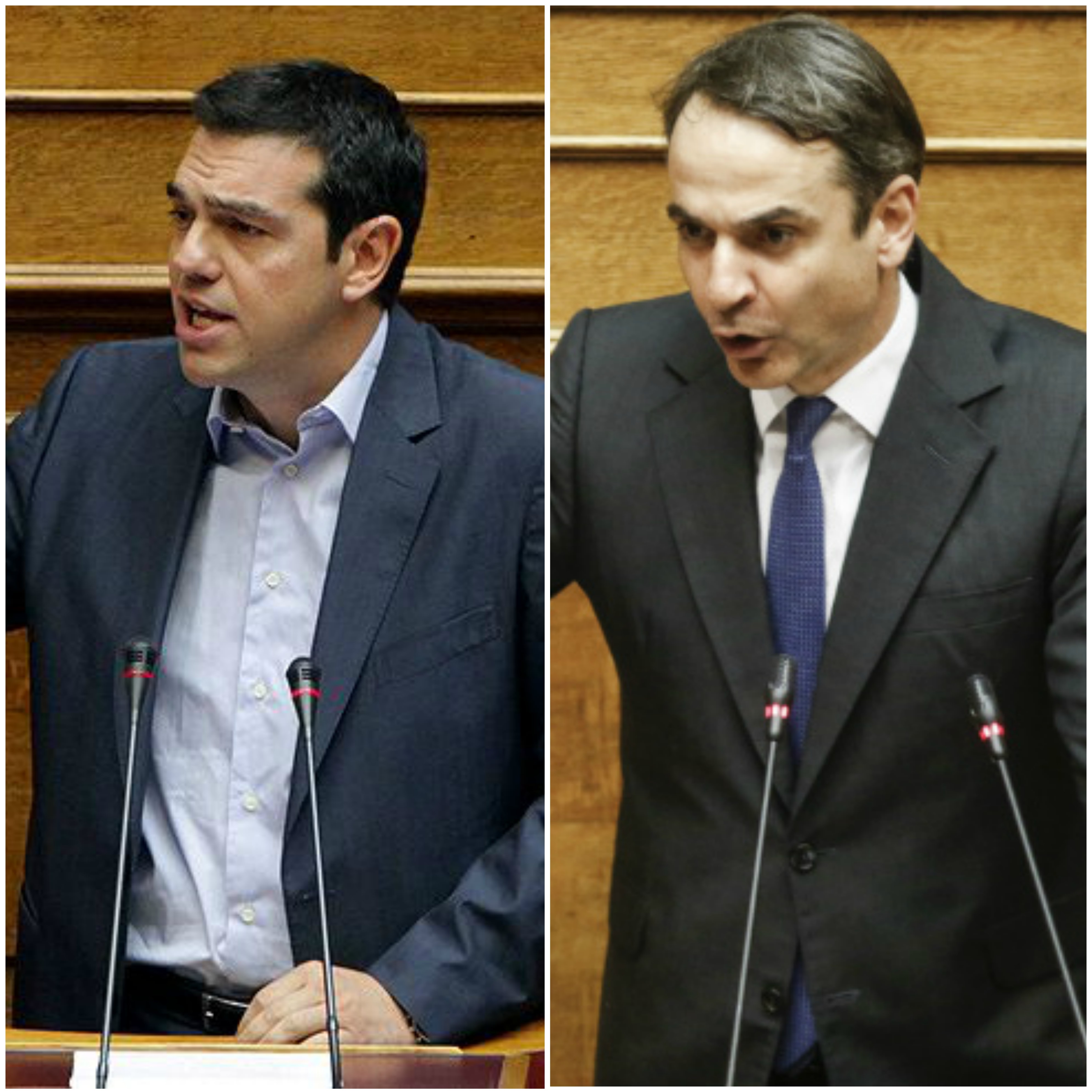 Αλέξης Τσίπρας - Κυριάκος Μητσοτάκης