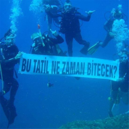 Υποβρύχιες «απειλές» από Τούρκους εθνικιστές δύτες – Η απάντηση και το μήνυμα των… ειρηνοποιών