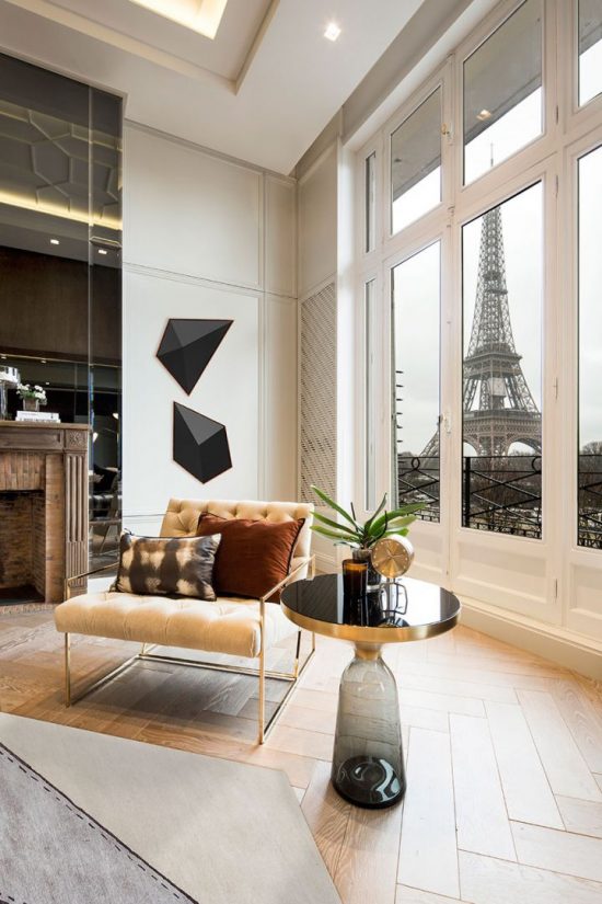 Vue d’Eiffel: Ένα πολυτελές διαμέρισμα στο Παρίσι με θέα τον πύργο του Eiffel (17 pics)