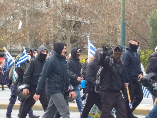 Φωτογραφίες με τους κουκουλοφόρους στο Συλλαλητήριο έδωσε η ΝΔ: «Αυτούς γιατί δεν τους συλλάβατε;»