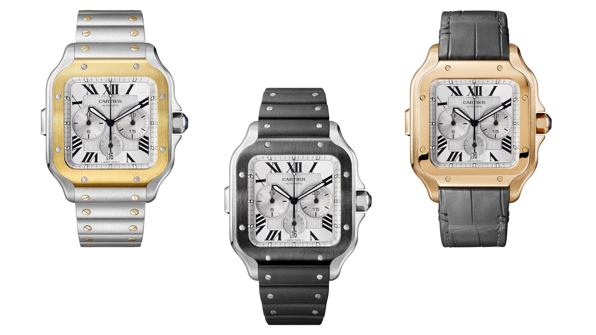 H Cartier τολμά με τον Santos Chronograph