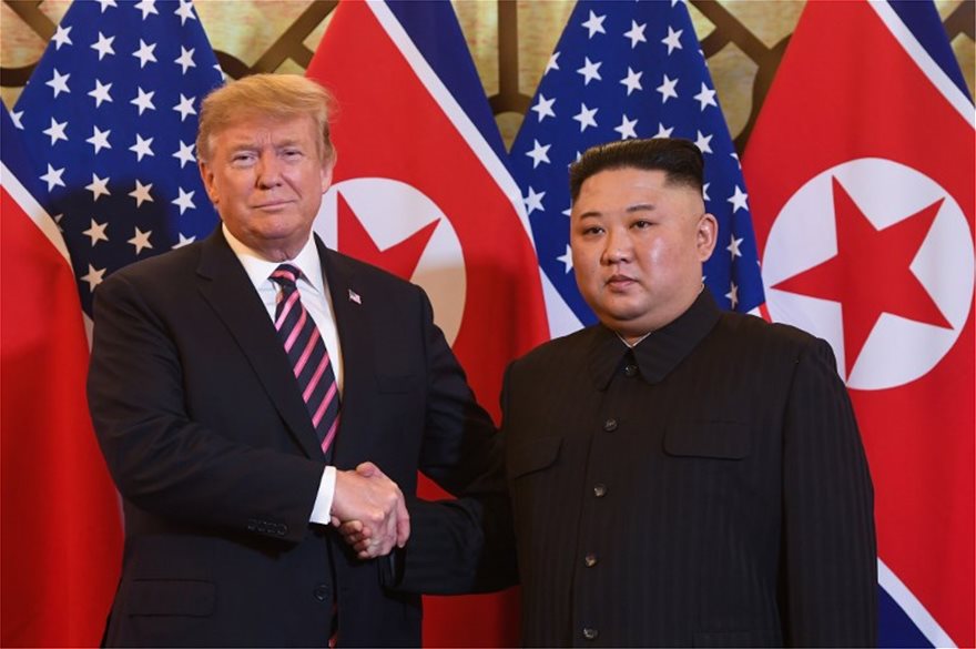 Οι δύο ηγέτες. Ντόναλντ Τραμπ και Κιμ Γιονγκ Ουν