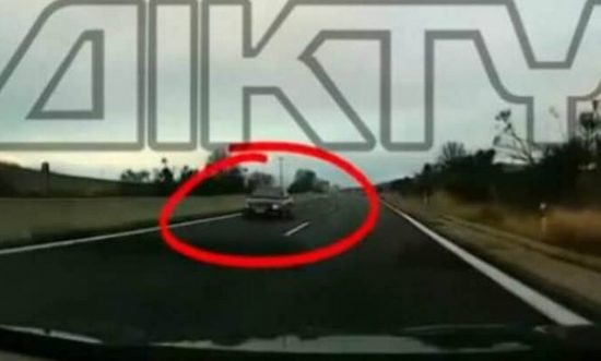 Απίστευτο: Οδηγούσε ανάποδα στην Εγνατία (video)