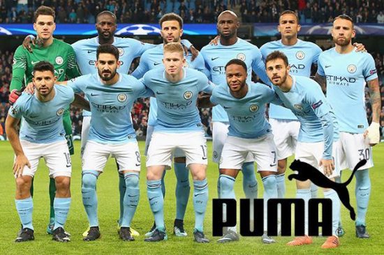 “Χρυσό” συμβόλαιο της Manchester City με την Puma