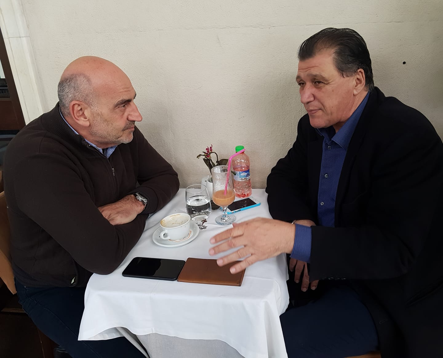 Συνάντηση Βουλγαράκη-Ορφανού στο κέντρο της Αθήνας