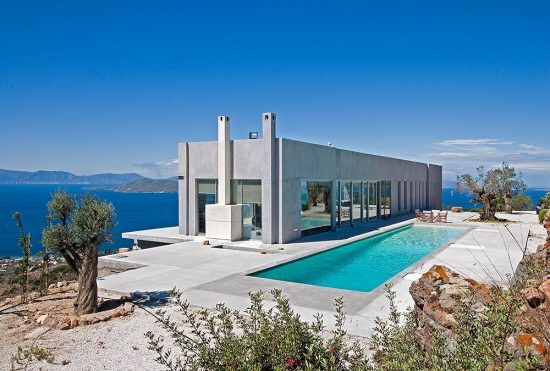 Μια εντυπωσιακή κατοικία με απεριόριστη θέα στην Αίγινα (17 pics)