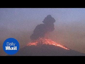 Δείτε τη στιγμή της μεγάλης έκρηξης του ηφαιστείου Ποποκατέπετλ