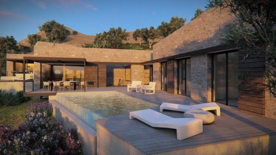 «Kehria Villas»: Ένα εντυπωσιακό συγκρότημα κατοικιών με ιδιωτικές πισίνες στη Σκιάθο (9 pics)