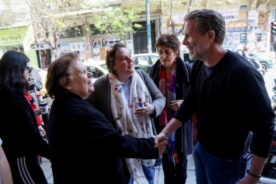 Διάλογος Παύλου Γερουλάνου με κατοίκους και καταστηματάρχες στην Πατησίων