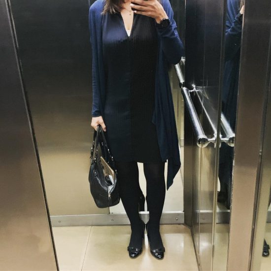 Executive look of the day: Blue black