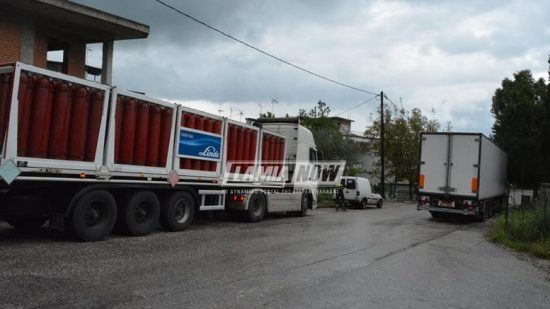 Σύγκρουση φορτηγού με βυτιοφόρο που μετέφερε υδρογόνο