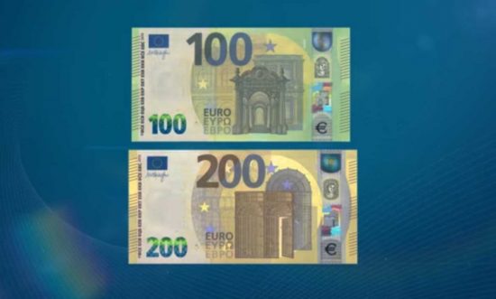 Αυτά είναι τα νέα χαρτονομίσματα των 100 και 200 ευρώ – Πότε κυκλοφορούν