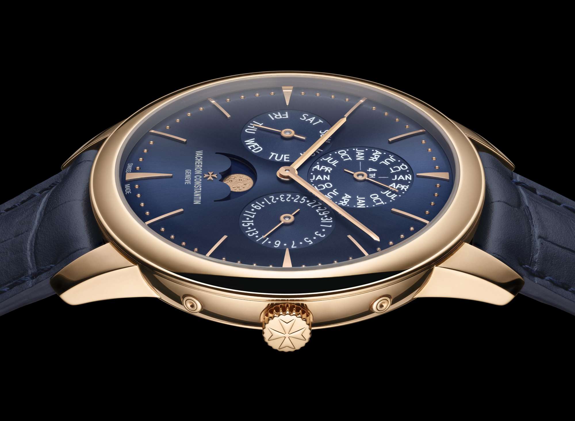 Vacheron Constantin Patrimony Perpetual Calendar Ultra-Thin με μπλε καντράν: Παλιομοδίτικο, αλλά ξεχωριστό