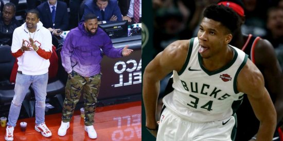 Ο Drake προκαλεί με χειρονομία τον Γιάννη Αντετοκούνμπο! (video)