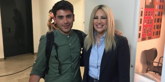 Η τυχαία συνάντηση της Φώφης Γεννηματά με τον νικητή του φετινού MasterChef (pic)