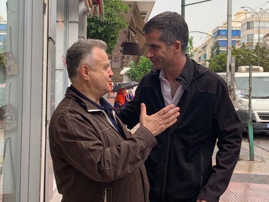 Στο Παγκράτι ο Κώστας Μπακογιάννης συνεχίζοντας τις επισκέψεις στις γειτονιές της Αθήνας