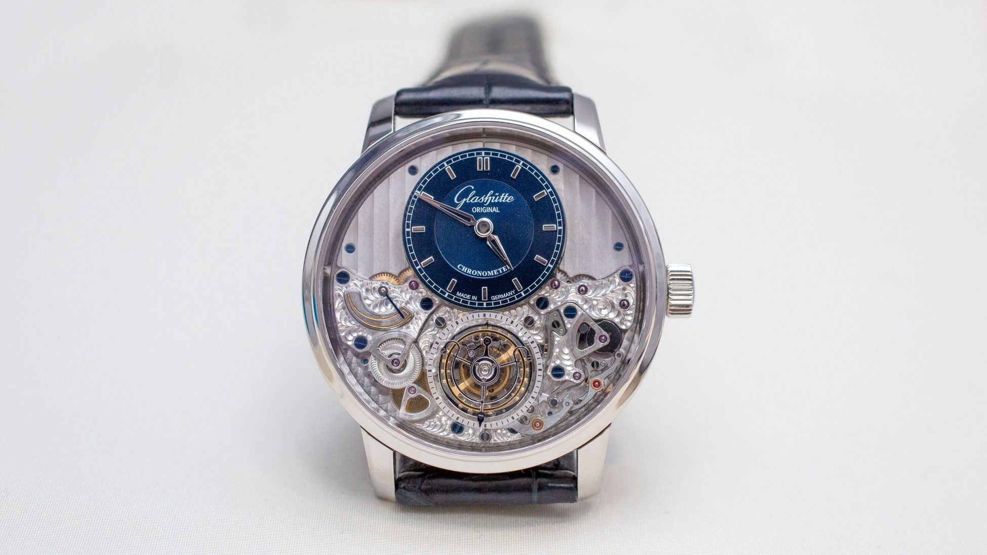 Η καινοτομία του Glashütte Original Senator Chronometer Tourbillon Limited Edition