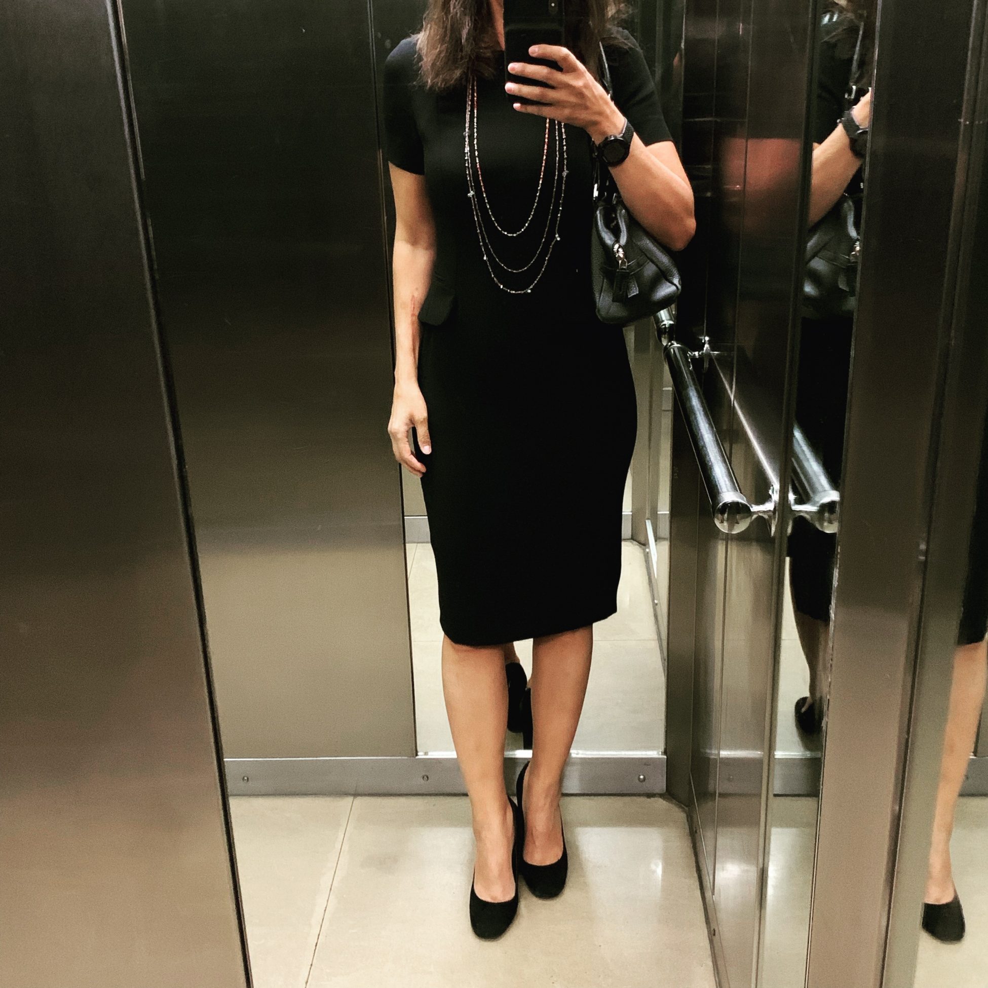Executive look of the day: The black dress