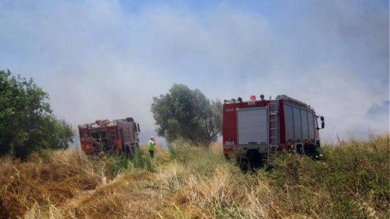 Δύο φωτιές σε εξέλιξη στη Λάρισα