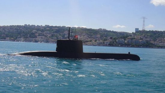 Στην Κερύνεια  αγκυροβόλησε το τουρκικό υποβρύχιο Gur S-357
