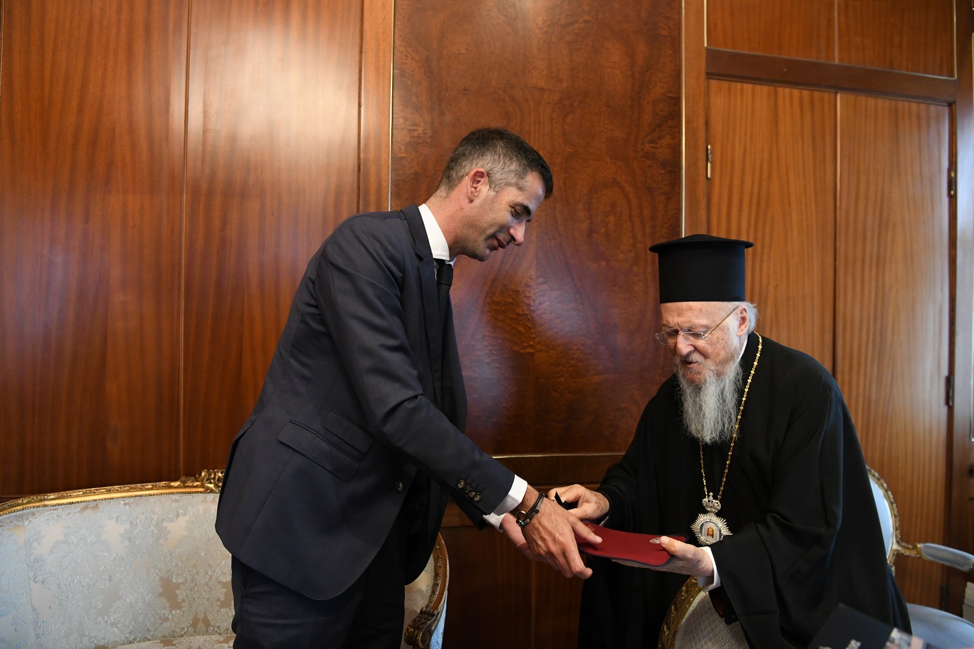 Συνάντηση Κώστα Μπακογιάννη με τον Οικουμενικό Πατριάρχη στο Φανάρι