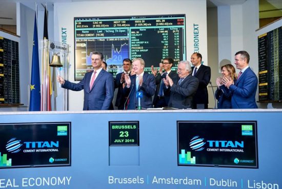 H Titan Cement International χτύπησε το καμπανάκι στο Χρηματιστήριο!