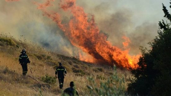 Σε ποιες περιοχές υπάρχει υψηλός κίνδυνος εκδήλωσης πυρκαγιάς (χάρτης)