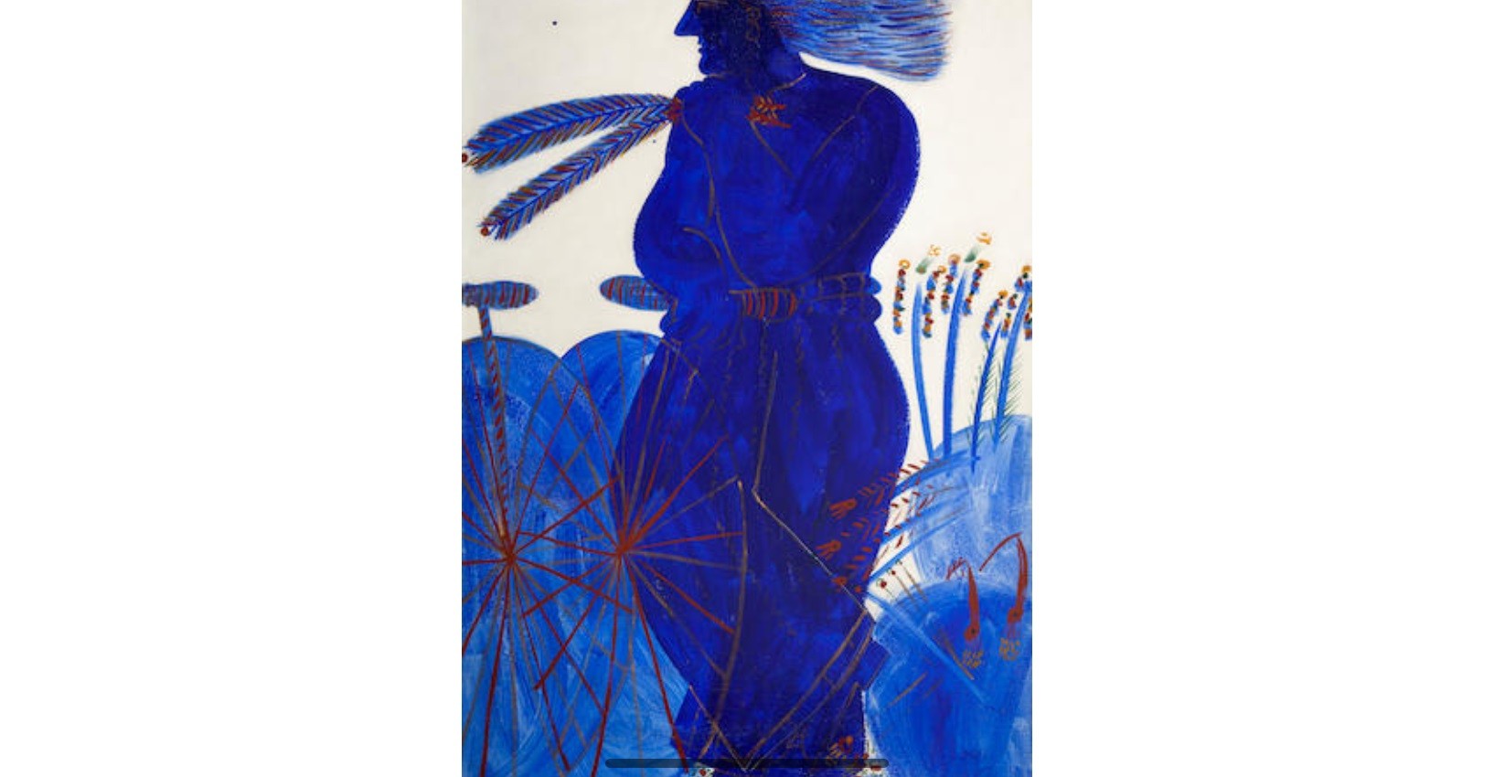 Αλέκος Φασιανός « Ο μπλε ποδηλάτης» 