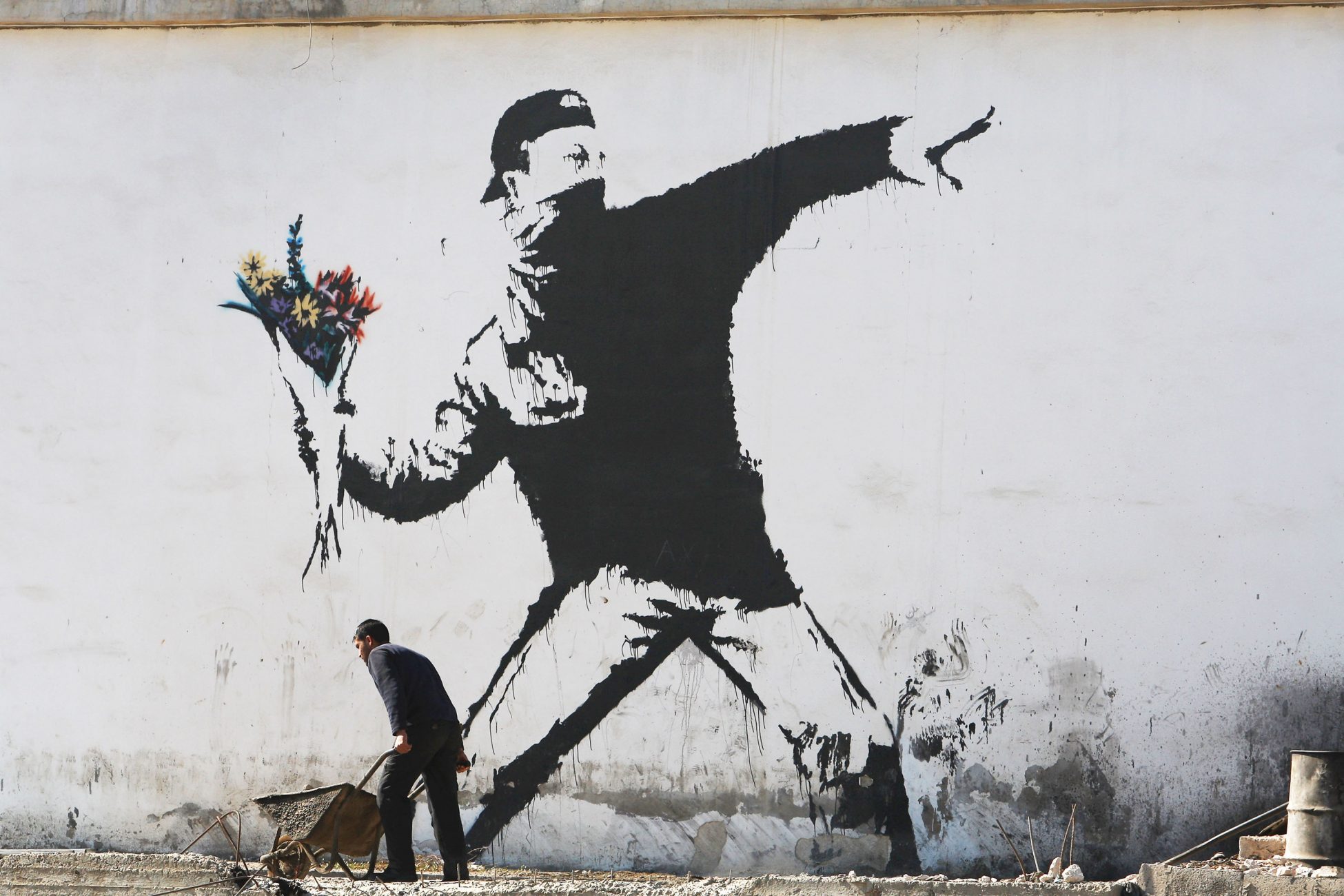 Banksy: Το νέο έργο – φόρος τιμής στον Τζορτζ Φλόιντ (pics)