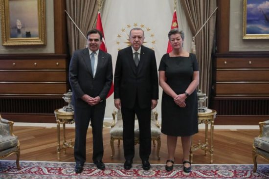 Συνάντηση Σχοινά – Ερντογάν για το μεταναστευτικό