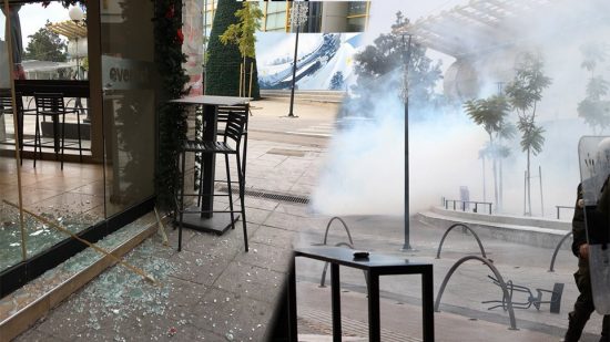 Άγρια συμπλοκή μεταξύ αντιεξουσιαστών και ΜΑΤ στον σταθμό του ΗΣΑΠ στο Μαρούσι
