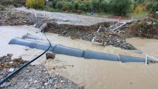 Κύπρος: Κατέρρευσε γέφυρα υπό κατασκευή λόγω κακοκαιρίας