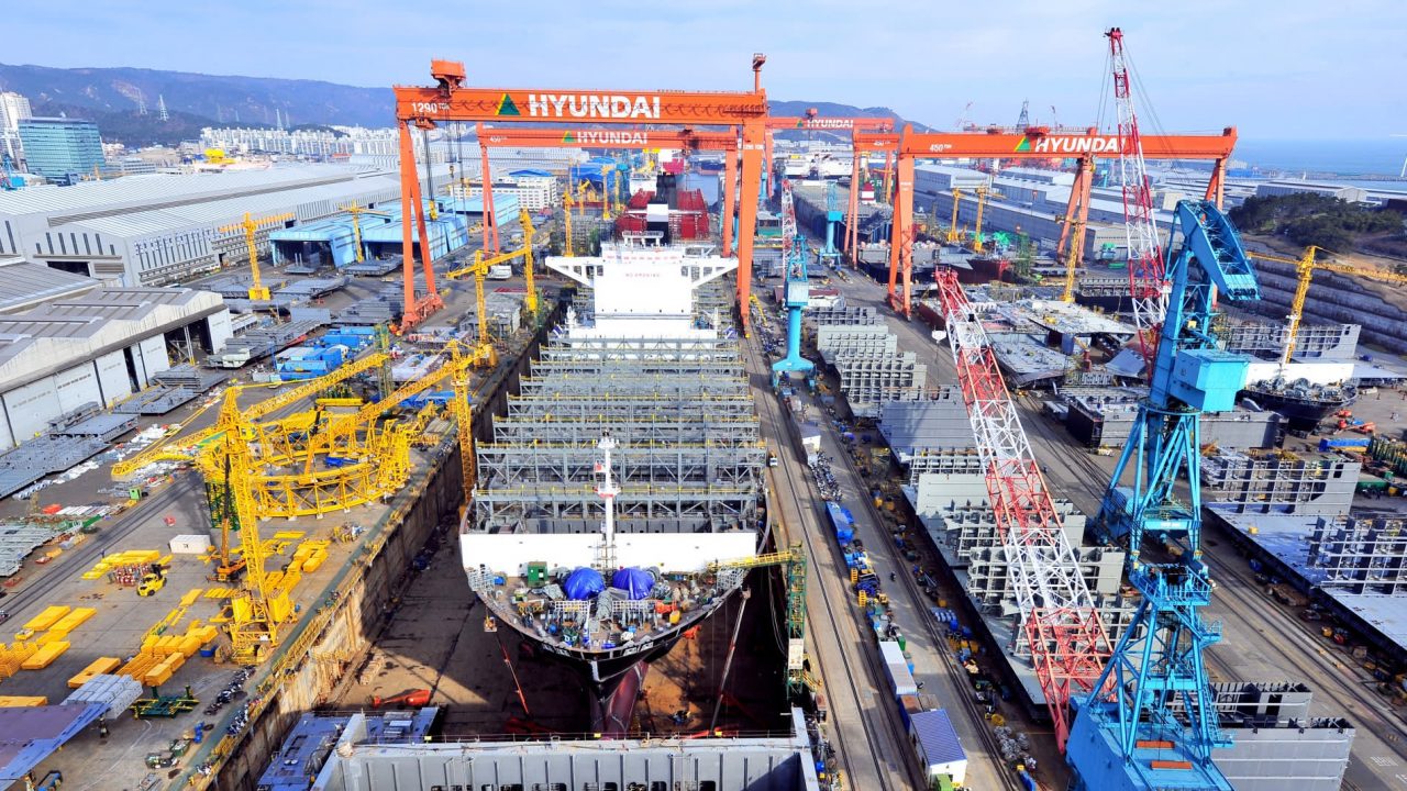 Κέρδη για τα Ναυπηγεία Hyundai Heavy