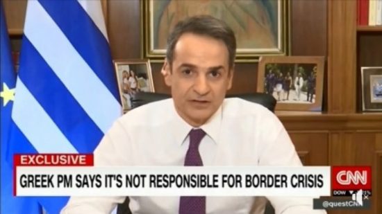 Μητσοτάκης στο CNN: Ο Ερντογάν να σταματήσει τα «fake news» – Έχουμε δικαίωμα να προστατεύσουμε τα σύνορά μας