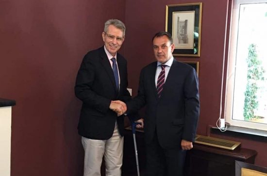 Τηλεδιάσκεψη με τον Τζέφρι Πάιατ είχε ο Νίκος Παναγιωτόπουλος
