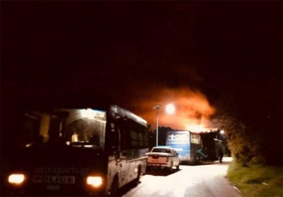 Εκτεταμένα επεισόδια τη νύχτα στον καταυλισμό στη Χίο