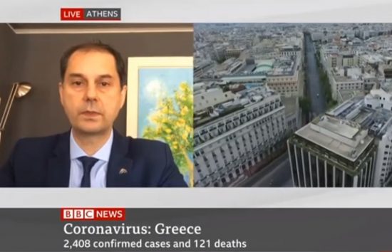 Θεοχάρης στο BBC: Στόχος να υποδεχθούμε τουρίστες από κάποιες χώρες εντός Ιουλίου