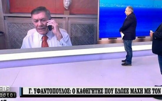 Γιάννης Υφαντόπουλος: Αποκάλυψε σε εκπομπή του ΣΚΑΪ ότι κόλλησε τον ιό στον… ΣΚΑΪ!