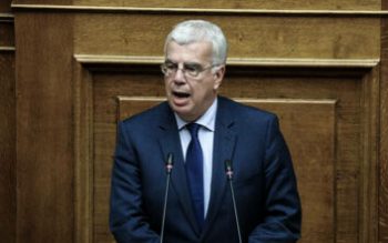 Θεσσαλονίκη: Πέταξαν μπογιές στο γραφείο του βουλευτή της ΝΔ Στράτου Σιμόπουλου