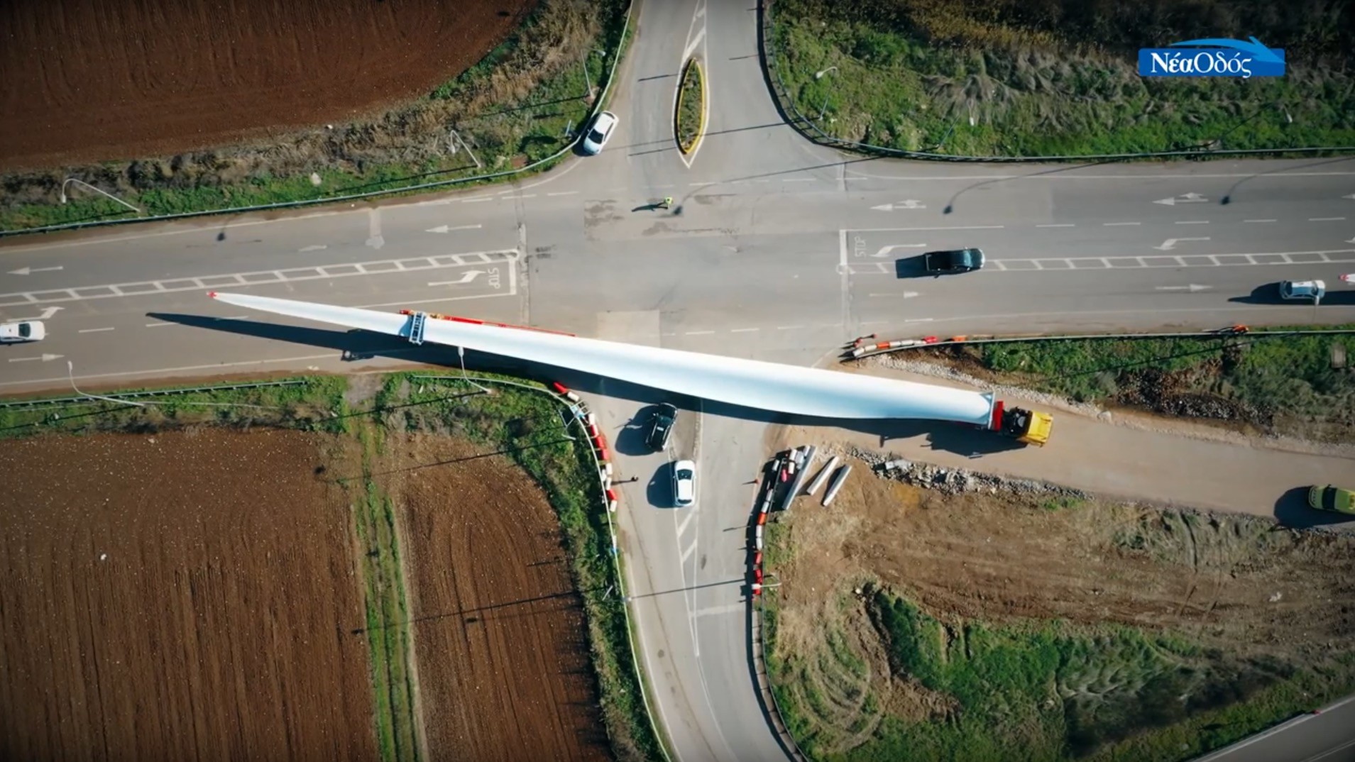 Εντυπωσιακό video: Πώς η Νέα Οδός διευκολύνει την κατασκευή αιολικών πάρκων