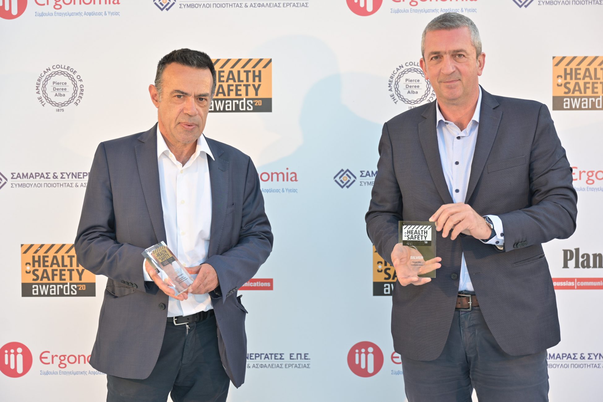 Ολυμπία Οδός: Χρυσό και Αργυρό βραβείο στα Health & Safety Awards 2020