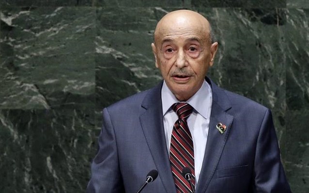 Ο πρόεδρος της Βουλής των αντιπροσώπων της Λιβύης Ακίλα Σάλεχ
