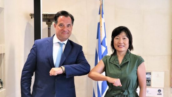 Συνάντηση Άδ. Γεωργιάδη – Πρέσβη της Κίνας με φόντο τις κινεζικές επενδύσεις στην Ελλάδα