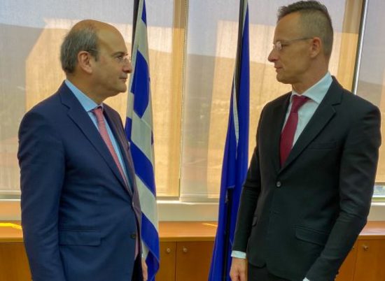 Κωστής Χατζηδάκης: Συνάντηση με τον υπουργό Εξωτερικών και Εξωτερικού Εμπορίου της Ουγγαρίας Peter Szijaerto