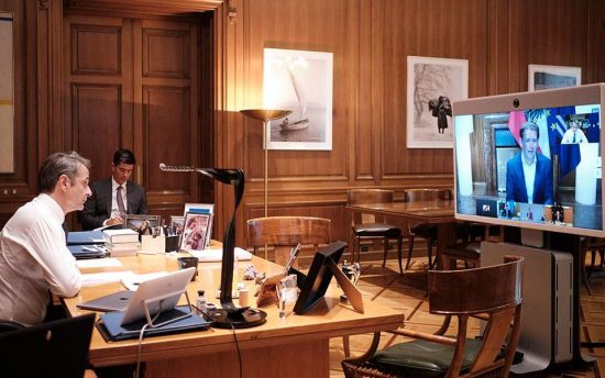 Μητσοτάκης σε τηλεδιάσκεψη ηγετών για τον covid-19: Χαμηλά τα επίπεδα διασποράς του ιού στην Ελλάδα