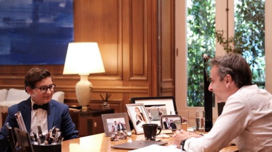 Μητσοτάκης: Συνάντηση του πρωθυπουργού με τον 13χρονο Δημοσθένη Δεσποτίδη