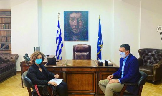 Κικίλιας: Συναντήθηκε με την πρέσβειρα του Λιβάνου