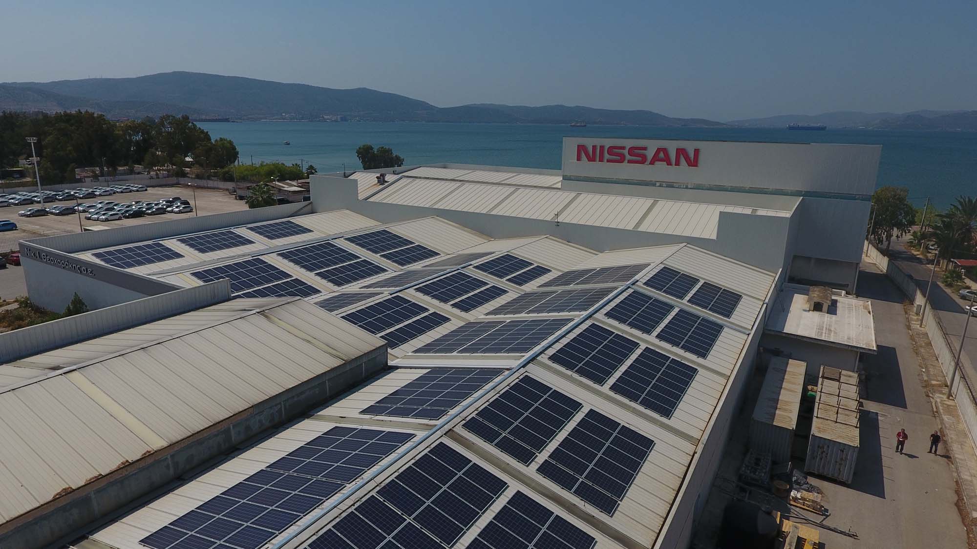 Nissan Νικ. Ι. Θεοχαράκης Α.Ε.: Ολοκληρώθηκε το φωτοβολταϊκό συγκρότημα στον Ασπρόπυργο