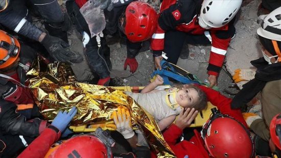 Σεισμός-Τουρκία: Κοριτσάκι 4 ετών ανασύρθηκε ζωντανό μετά από 91 ώρες κάτω από τα συντρίμμια